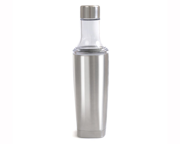 TERMO TÉRMICO DOBLE PARED ACERO INOX. MULTI-TAPA 660ML CLYDE A2667 PLATA (Acero Inoxidable)