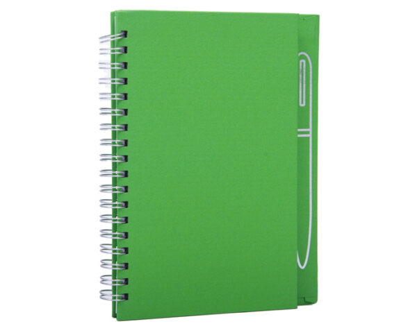 LIBRETA PERSONAL CON ESPIRAL SPAIN A2670 VERDE CLARO (Cartón) - Imagen 2