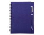 LIBRETA CON IMÁN PARA BOLÍGRAFO METÁLICO, SPAIN A2670 AZUL (CARTÓN / A2670.09 /  ARTICULOS PROMOCIONALES)