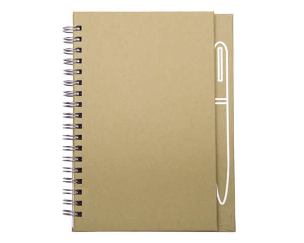 LIBRETA PERSONAL CON ESPIRAL SPAIN A2670 BEIGE (Cartón)