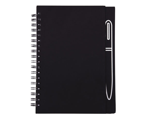 LIBRETA PERSONAL CON ESPIRAL SPAIN A2670 NEGRO (Cartón)