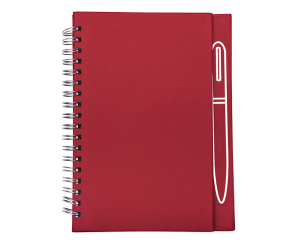 LIBRETA PERSONAL CON ESPIRAL SPAIN A2670 ROJO (Cartón)