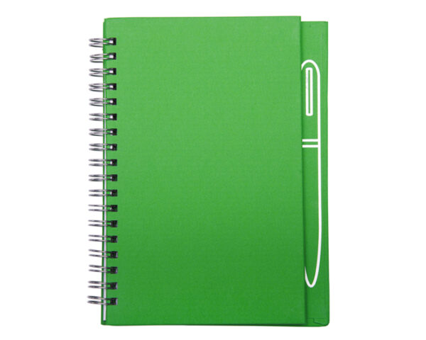 LIBRETA PERSONAL CON ESPIRAL SPAIN A2670 VERDE CLARO (Cartón)