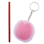 POPOTE CON ESTUCHE TUBBS A2675 ROJO (POPOTE: SILICÓN // ESTUCHE: PLÁSTICO / A2675.04 /  ARTICULOS PROMOCIONALES)