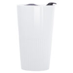 VASO DE CERÁMICA DE DOBLE PARED DE 10 OZ MIAMI A2694 BLANCO (CERÁMICA / A2694.01 /  ARTICULOS PROMOCIONALES)