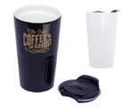 VASO DE CERÁMICA DE DOBLE PARED DE 10 OZ MIAMI A2694 NEGRO (CERÁMICA / A2694.02 /  ARTICULOS PROMOCIONALES) - Image 3