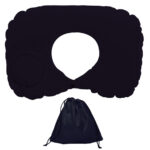 ALMOHADA DE VIAJE DREAMY A2703 NEGRO (ALMOHADA: PVC // FUNDA: POLIÉSTER / A2703.02 /  ARTICULOS PROMOCIONALES)