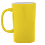 TARRO CÓNICO BICOLOR 15 OZ LATTE A2713 AMARILLO (CERÁMICA / A2713.07 /  ARTICULOS PROMOCIONALES)