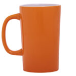TARRO CÓNICO BICOLOR 15 OZ LATTE A2713 NARANJA (CERÁMICA / A2713.03 /  ARTICULOS PROMOCIONALES)