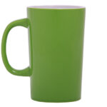 TARRO CÓNICO BICOLOR 15 OZ LATTE A2713 VERDE CLARO (CERÁMICA / A2713.08 /  ARTICULOS PROMOCIONALES)