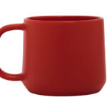 TAZA ACABADO MATE 16 OZ CARAMEL A2714 ROJO (CERÁMICA / A2714.04 /  ARTICULOS PROMOCIONALES)
