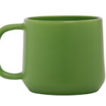 TAZA ACABADO MATE 16 OZ CARAMEL A2714 VERDE CLARO (CERÁMICA / A2714.08 /  ARTICULOS PROMOCIONALES)
