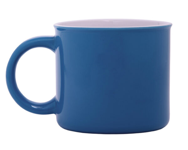 TAZA DE CERÁMICA BICOLOR TAMMY A2716 AZUL CLARO (Cerámica)