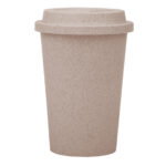 VASO ECOLÓGICO MOCCA A2727 BEIGE (FIBRA DE TRIGO / A2727.24 /  ARTICULOS PROMOCIONALES)