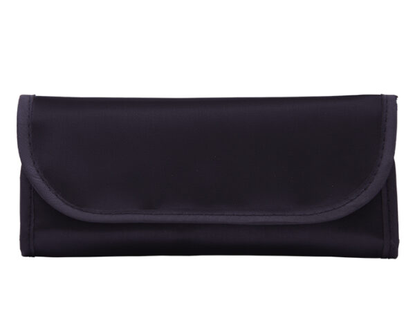 ESTUCHE DE BROCHAS PARA MAQUILLAJE EMMA A2730 NEGRO (Poliéster)