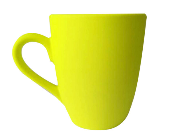 TAZA DE CERAMICA BICOLOR TONY A2733 AMARILLO (Cerámica)