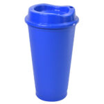 VASO CAFETERO DE PLÁSTICO 473 ML. ALDO A2750 AZUL (PLÁSTICO PP / A2750.09 /  ARTICULOS PROMOCIONALES)