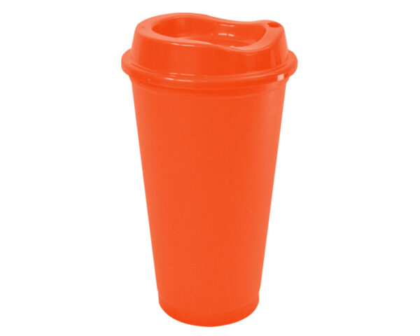 VASO DE PLÁSTICO ALDO A2750 NARANJA (Plástico PP)