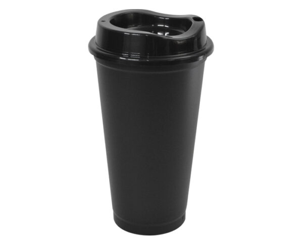 VASO DE PLÁSTICO ALDO A2750 NEGRO (Plástico PP)