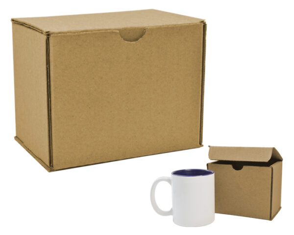 CAJA DE CARTÓN No1 EMPAQUE TAZA A2755 CAFÉ (Cartón Corrugado) - Imagen 3