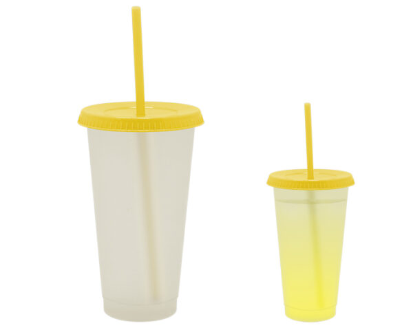 VASO DE PLÁSTICO SNOW A2770 AMARILLO (Plástico PP)