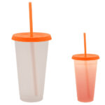VASO DE PLÁSTICO SNOW A2770 NARANJA (PLÁSTICO PP / A2770.03 /  ARTICULOS PROMOCIONALES)