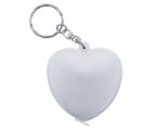 LLAVERO CORAZÓN C/FLEX. 1.50 M. ACTIVE A2774 BLANCO (PLÁSTICO / A2774.01 /  ARTICULOS PROMOCIONALES)