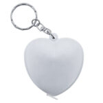 LLAVERO CORAZÓN C/FLEX. 1.50 M. ACTIVE A2774 BLANCO (PLÁSTICO / A2774.01 /  ARTICULOS PROMOCIONALES)