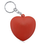 LLAVERO CORAZÓN C/FLEX. 1.50 M. ACTIVE A2774 ROJO (PLÁSTICO / A2774.04 /  ARTICULOS PROMOCIONALES)