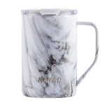 TARRO TÉRMICO DOBLE PARED ACERO INOX. 15 OZ. NAYAD METRO A2777 MARMOLEADO (ACERO INOXIDABLE / TRITAN / A2777.36 /  ARTICULOS PROMOCIONALES)