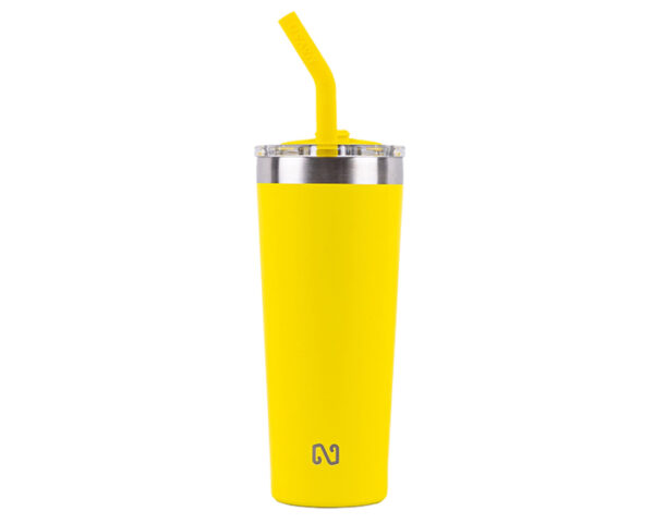 TERMO DOBLE PARED ACERO INOXIDABLE 22 OZ. NAYAD TROUPER A2779 AMARILLO (Acero Inoxidable / Tritan)