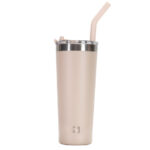 TERMO DOBLE PARED ACERO INOXIDABLE 22 OZ. NAYAD TROUPER A2779 BEIGE (ACERO INOXIDABLE / TRITAN / A2779.24 /  ARTICULOS PROMOCIONALES)