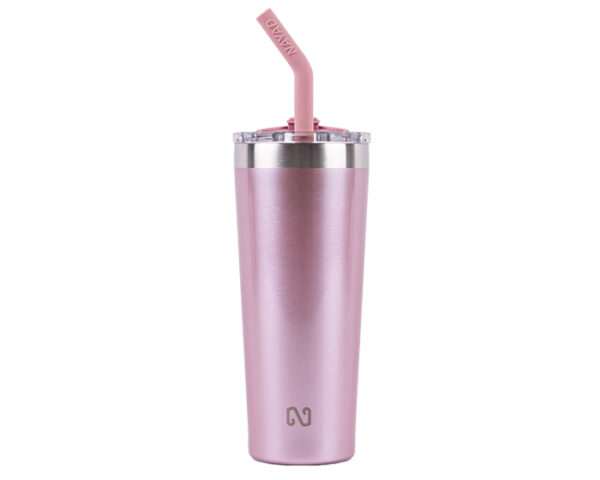 TERMO DOBLE PARED ACERO INOXIDABLE 22 OZ. NAYAD TROUPER A2779 ORO ROSA (Acero Inoxidable / Tritan)