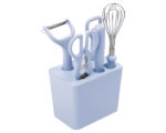 KIT DE COCINA CUTTERS A2786 AZUL CLARO (PLÁSTICO PP / METAL / A2786.10 /  ARTICULOS PROMOCIONALES)