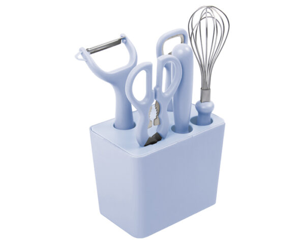 KIT DE COCINA CUTTERS A2786 AZUL CLARO (Plástico PP / Metal)