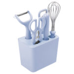 KIT DE COCINA CUTTERS A2786 AZUL CLARO (PLÁSTICO PP / METAL / A2786.10 /  ARTICULOS PROMOCIONALES)