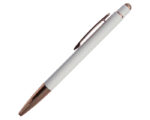 BOLÍGRAFO DE ALUMINIO CON TOUCH LEIA A2795 BLANCO (ALUMINIO / A2795.01 /  ARTICULOS PROMOCIONALES)