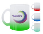 TARRO SATINADO BICOLOR DE SUBLIMACIÓN 11 OZ RAINBOW A2798 VERDE (VIDRIO / A2798.06 /  ARTICULOS PROMOCIONALES) - Image 3