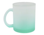 TARRO SATINADO BICOLOR DE SUBLIMACIÓN 11 OZ RAINBOW A2798 VERDE (VIDRIO / A2798.06 /  ARTICULOS PROMOCIONALES)