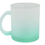 TARRO SATINADO BICOLOR DE SUBLIMACIÓN 11 OZ RAINBOW A2798 VERDE (VIDRIO / A2798.06 /  ARTICULOS PROMOCIONALES)