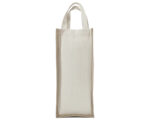 BOLSA DE ALGODÓN PARA BOTELLAS VINAGRETO A2854 BLANCO (YUTE / ALGODÓN / A2854.01 /  ARTICULOS PROMOCIONALES)