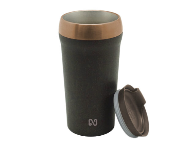 TERMO DE GRANO DE CAFÉ 14 OZ NAYAD TINOS A2865 CAFE (Interior: Acero Inoxidable 304 / Exterior: Granos de Café) - Imagen 2