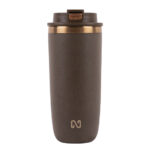 TERMO DOBLE PARED DE GRANO DE CAFÉ NAYAD NEO -TAPA GIRATORIA CON SEGURO A2867 CAFE (EXTERIOR: GRANOS DE CAFÉ / INTERIOR: ACERO INOXIDABLE / A2867.21 /  ARTICULOS PROMOCIONALES)