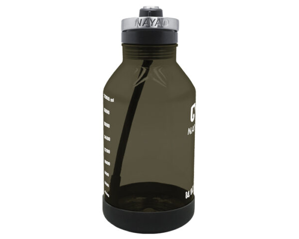 CILINDRO TRITÁN 84 OZ NAYAD TRAVELER A2876 HUMO (Cilindro: Tritan / Funda Silicón / Tapa: Plástico PEAD (2) / Acero Inoxidable)