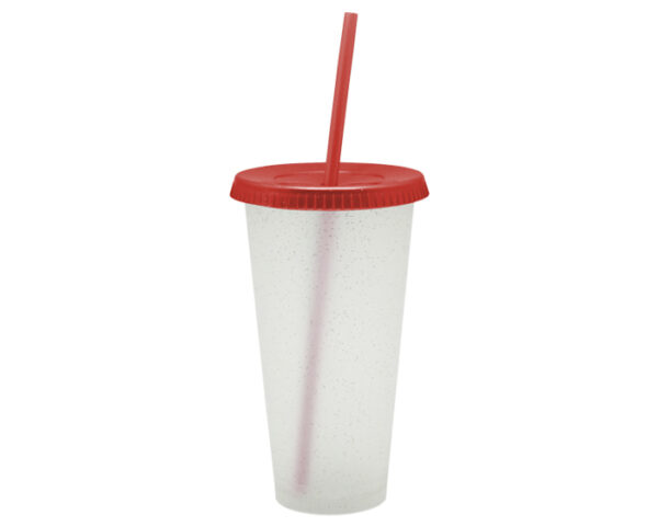 VASO DE PLÁSTICO LIB A2881 ROJO (Polipropileno)