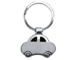 LLAVERO EN FORMA DE AUTO PISTA A2885 PLATA (ALEACIÓN DE ZINC / A2885.17 /  ARTICULOS PROMOCIONALES)