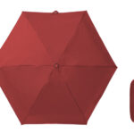 PARAGUAS PONGEE FANTASSY A2893 ROJO (PONGEE / A2893.04 /  ARTICULOS PROMOCIONALES)