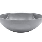 PLATO BOTANERO AMERICANO TOUCHDOWN A2896 PLATA (PLÁSTICO PP / A2896.17 /  ARTICULOS PROMOCIONALES)