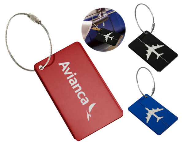 IDENTIFICADOR DE MALETAS VUELO A2900 AZUL (Aluminio) - Imagen 3