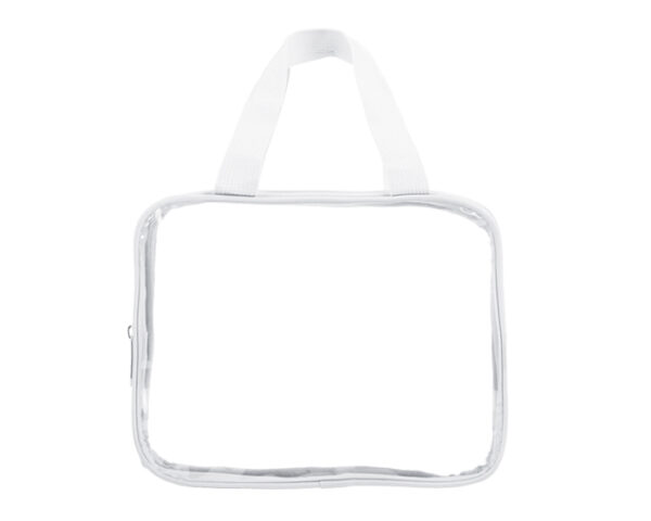 BOLSA PARA ACCESORIOS CON ASAS FABY A2907 BLANCO (Poliéster 600D / PVC)